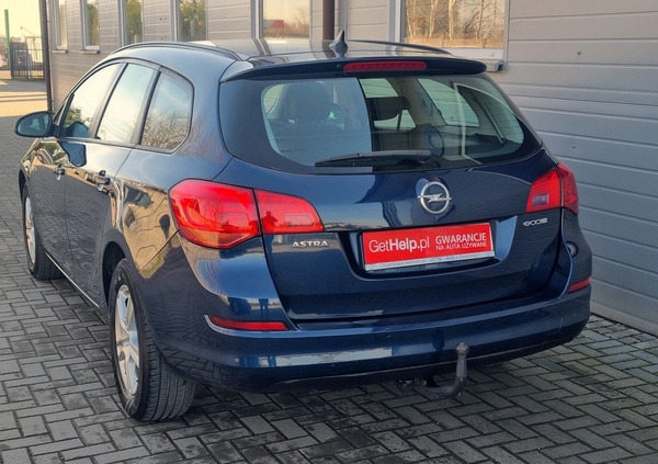 Opel Astra cena 22900 przebieg: 162000, rok produkcji 2012 z Kutno małe 352